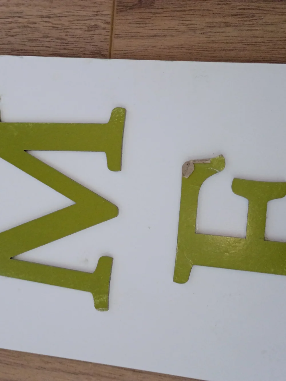 HOME Sunflower Wall Sign - Green Letters